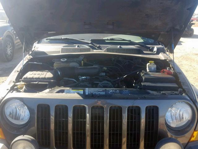 1J4GL38KX5W722474 - 2005 JEEP LIBERTY RE GREEN photo 7