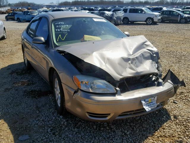 1FAFP56U06A225573 - 2006 FORD TAURUS SEL TAN photo 1