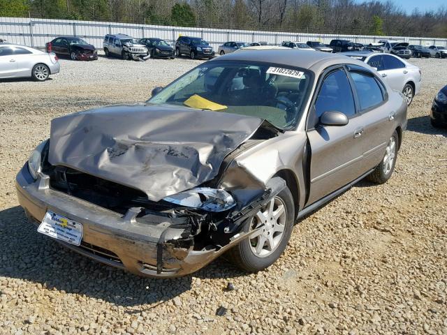 1FAFP56U06A225573 - 2006 FORD TAURUS SEL TAN photo 2