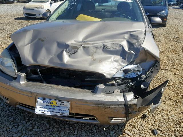 1FAFP56U06A225573 - 2006 FORD TAURUS SEL TAN photo 9