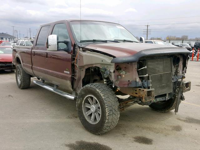 1FTWW31P96EC32873 - 2006 FORD F350 SRW S BROWN photo 1