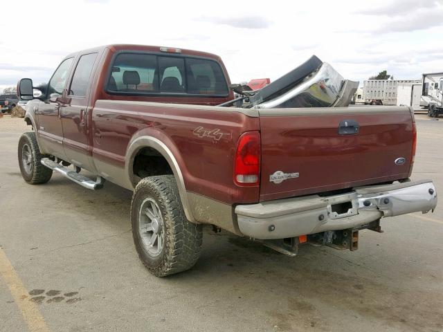 1FTWW31P96EC32873 - 2006 FORD F350 SRW S BROWN photo 3