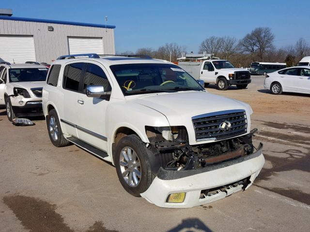 5N3AA08C18N912623 - 2008 INFINITI QX56 WHITE photo 1