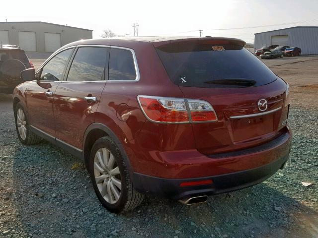 JM3TB2MA4A0225178 - 2010 MAZDA CX-9 RED photo 3