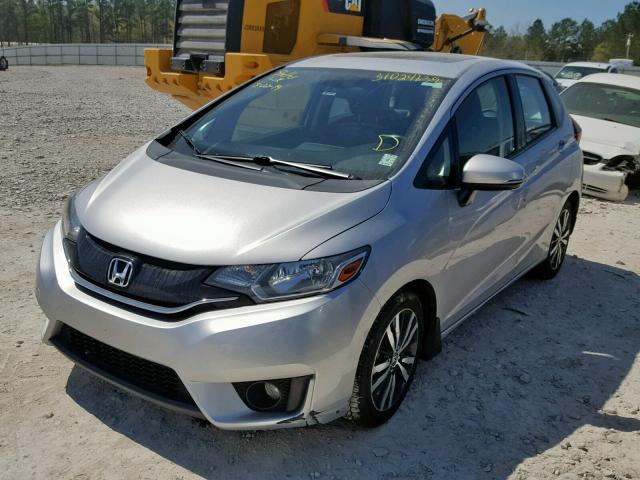 3HGGK5H8XFM750657 - 2015 HONDA FIT EX SILVER photo 2