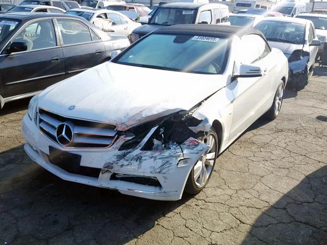 WDDKK5KF5CF143034 - 2012 MERCEDES-BENZ E 350 WHITE photo 2