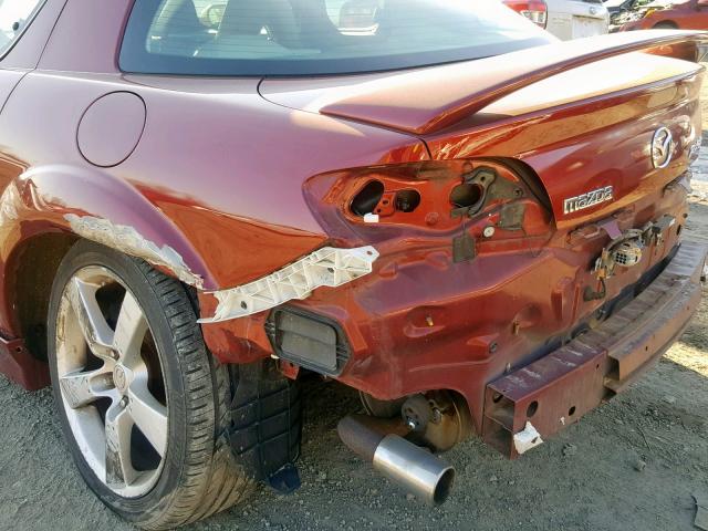 JM1FE173360205564 - 2006 MAZDA RX8 ORANGE photo 9