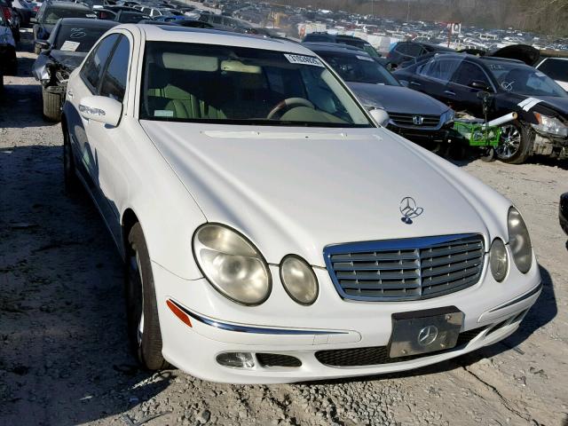 WDBUF65J23A270820 - 2003 MERCEDES-BENZ E 320 WHITE photo 1