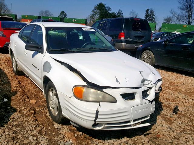 1G2NE52T4XM754635 - 1999 PONTIAC GRAND AM S WHITE photo 1