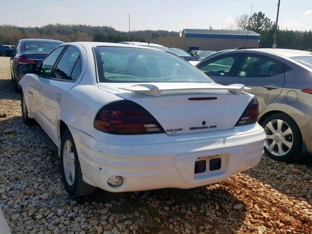 1G2NE52T4XM754635 - 1999 PONTIAC GRAND AM S WHITE photo 3