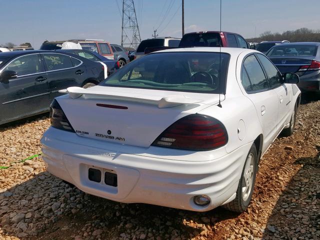1G2NE52T4XM754635 - 1999 PONTIAC GRAND AM S WHITE photo 4