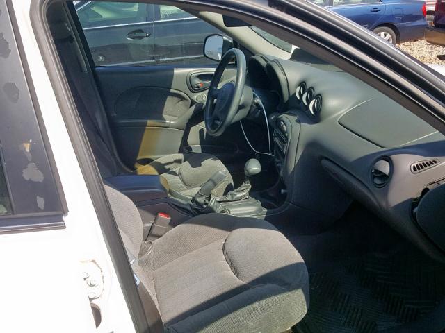 1G2NE52T4XM754635 - 1999 PONTIAC GRAND AM S WHITE photo 5