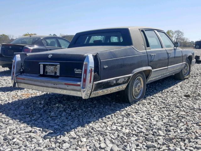 1G6DW54Y5LR707188 - 1990 CADILLAC BROUGHAM BLACK photo 4