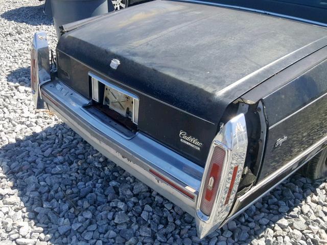 1G6DW54Y5LR707188 - 1990 CADILLAC BROUGHAM BLACK photo 9