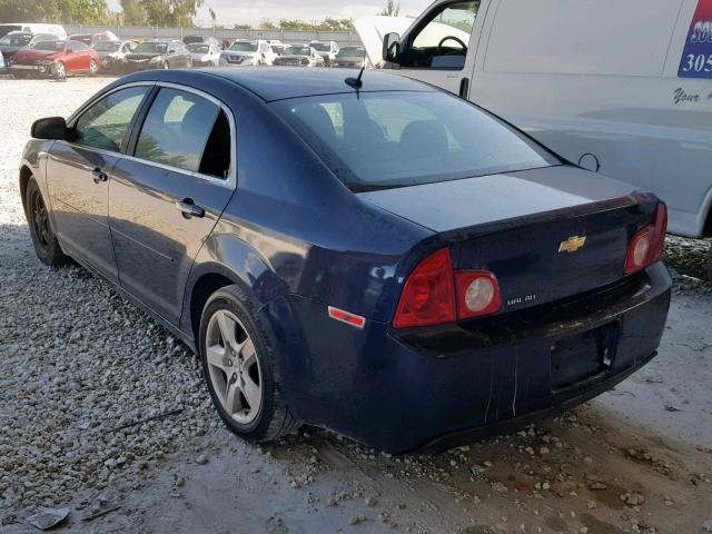 1G1ZB5E12BF205697 - 2011 CHEVROLET MALIBU LS BLUE photo 3