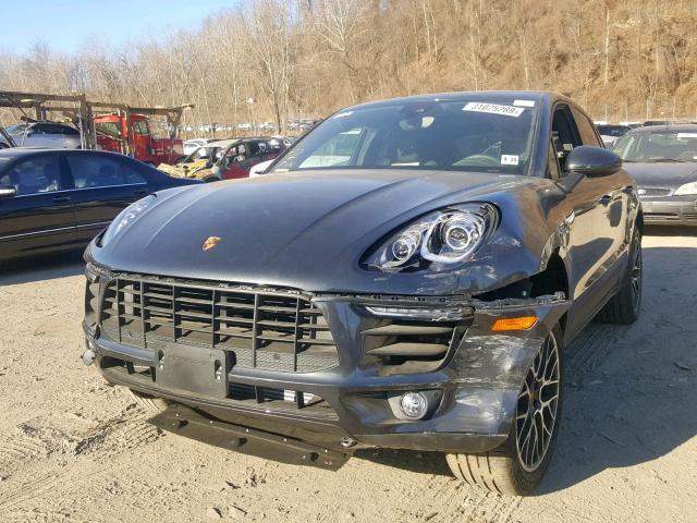 WP1AA2A50JLB15963 - 2018 PORSCHE MACAN BLACK photo 2