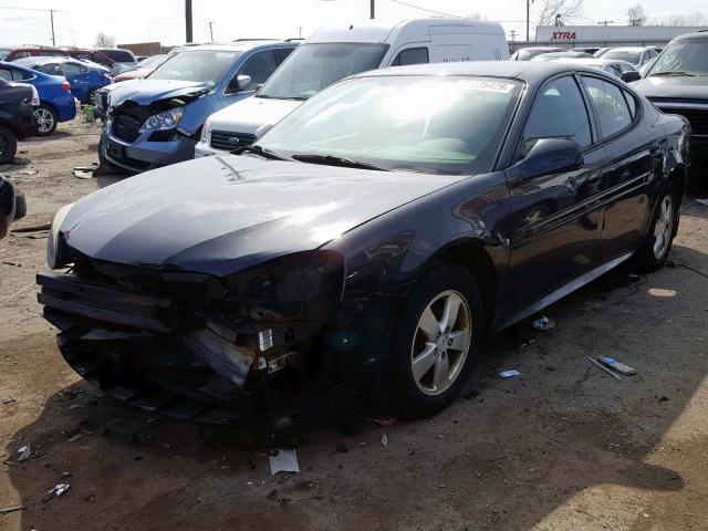 2G2WP552371175178 - 2007 PONTIAC GRAND PRIX PURPLE photo 2
