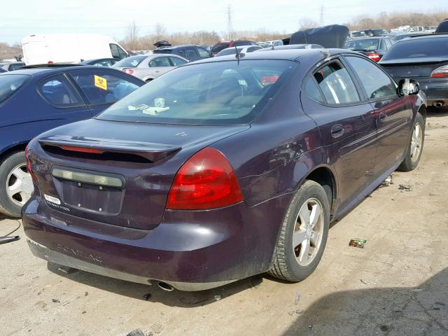 2G2WP552371175178 - 2007 PONTIAC GRAND PRIX PURPLE photo 4