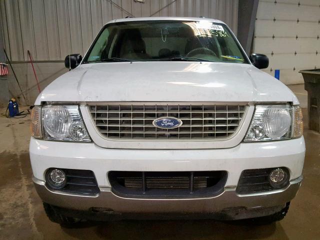 1FMDU74KX3UA82290 - 2003 FORD EXPLORER E WHITE photo 9