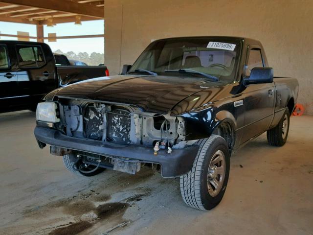 1FTYR10U96PA73322 - 2006 FORD RANGER BLACK photo 2