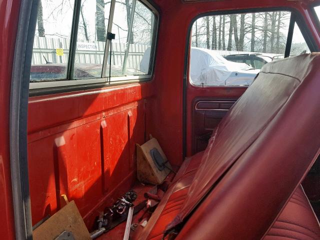 F10YRT23449 - 1974 FORD F100 RED photo 6