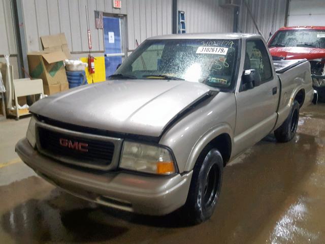 1GTCS14H038227238 - 2003 GMC SONOMA TAN photo 2