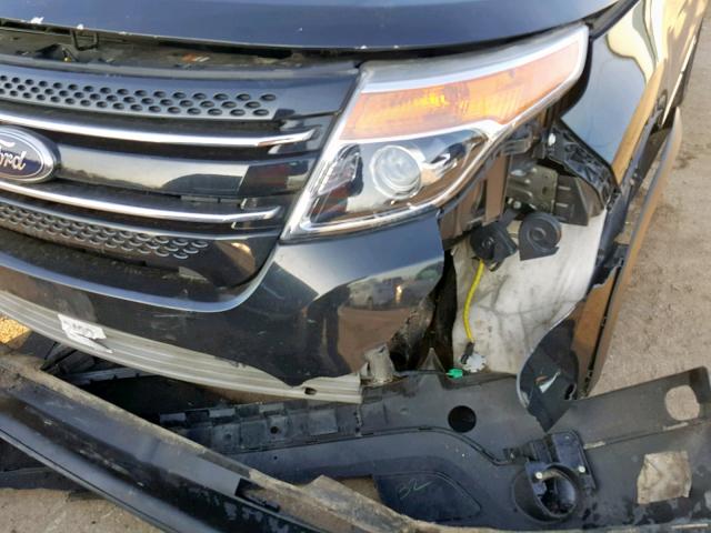 1FM5K8F84DGB46650 - 2013 FORD EXPLORER L BLACK photo 9