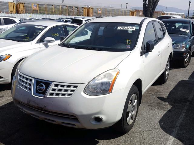 JN8AS58V88W407914 - 2008 NISSAN ROGUE S WHITE photo 2