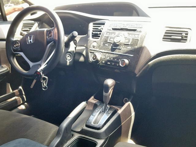 2HGFB2F51DH515112 - 2013 HONDA CIVIC LX BLACK photo 9