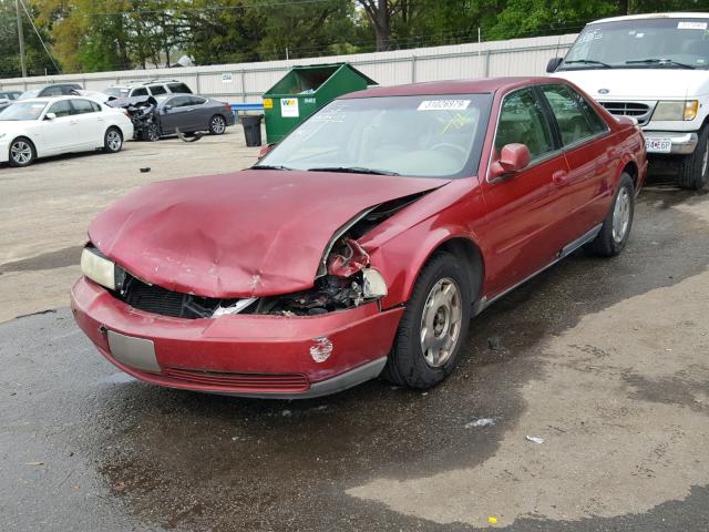 1G6KS54Y3YU148733 - 2000 CADILLAC SEVILLE SL RED photo 2