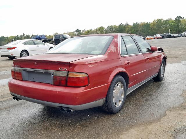 1G6KS54Y3YU148733 - 2000 CADILLAC SEVILLE SL RED photo 4