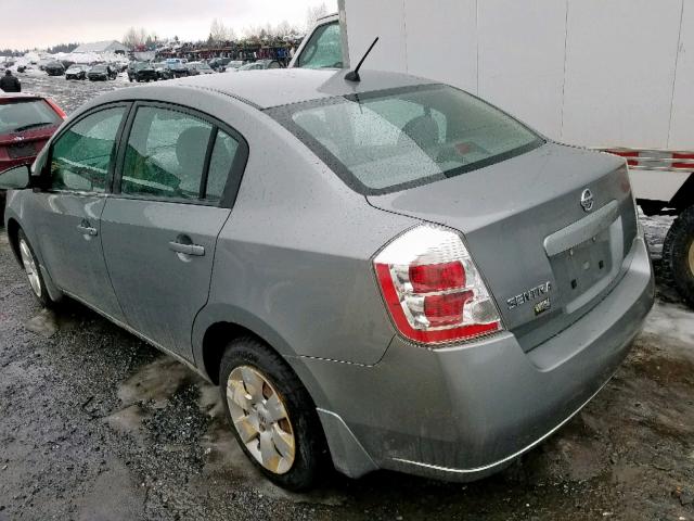 3N1AB61E18L713079 - 2008 NISSAN SENTRA 2.0 GRAY photo 3