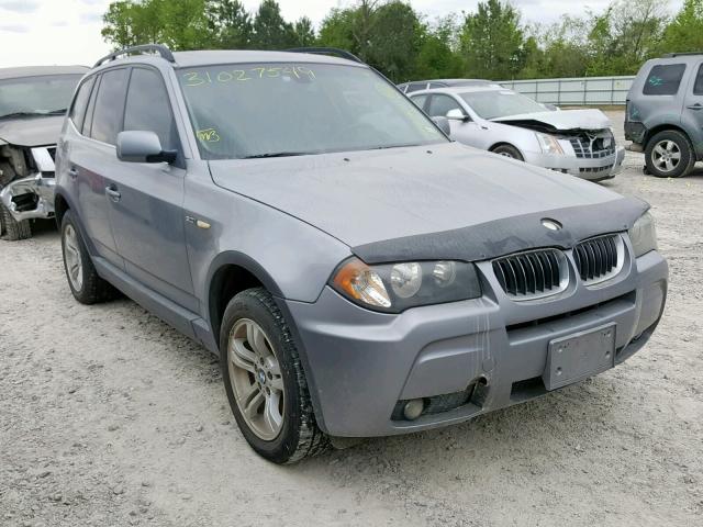 WBXPA93456WG87163 - 2006 BMW X3 3.0I SILVER photo 1