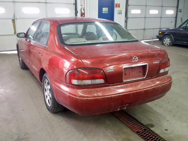 1YVGF22D9X5862472 - 1999 MAZDA 626 ES RED photo 3