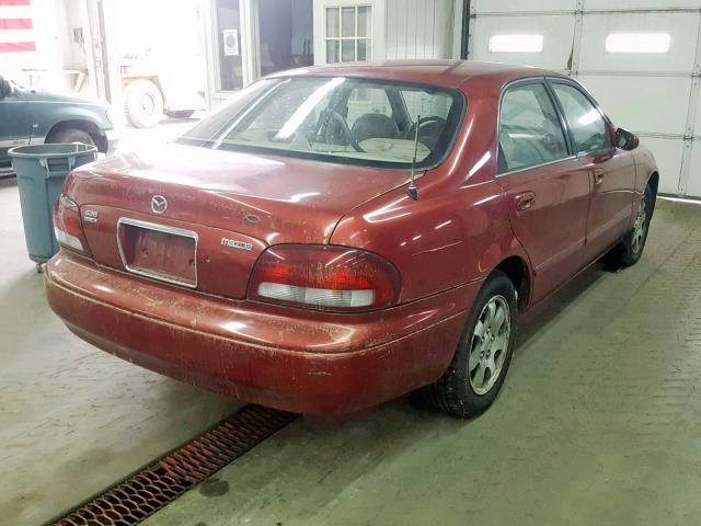 1YVGF22D9X5862472 - 1999 MAZDA 626 ES RED photo 4