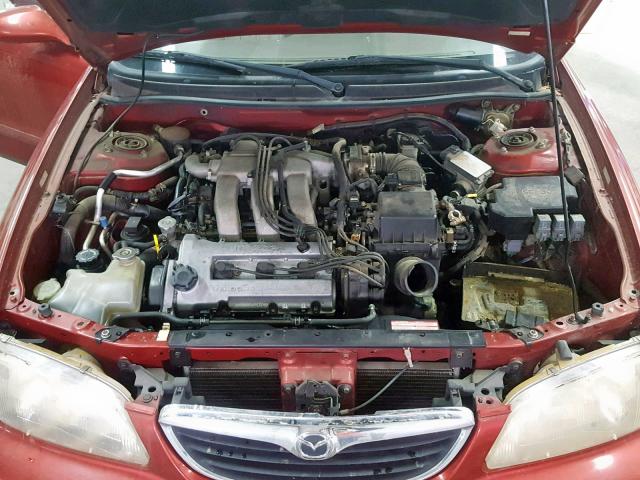 1YVGF22D9X5862472 - 1999 MAZDA 626 ES RED photo 7