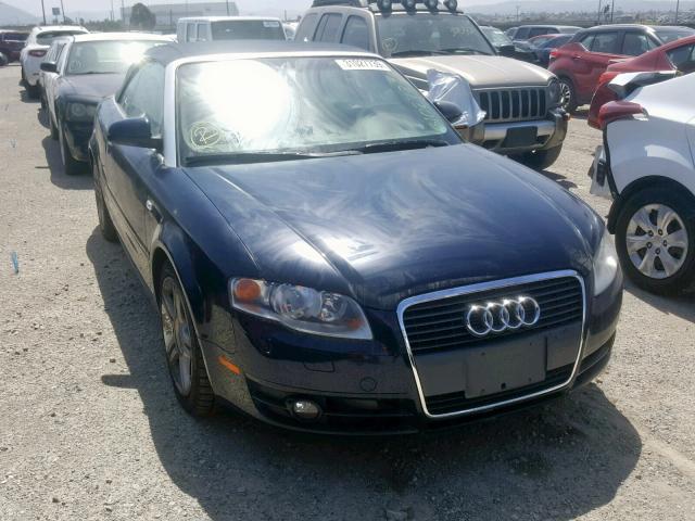 WAUAF48HX7K019672 - 2007 AUDI A4 2.0T CA BLUE photo 1