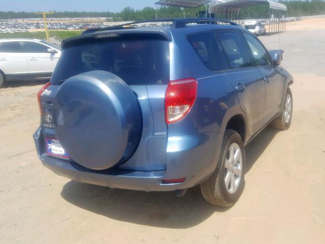 JTMBD31V185138248 - 2008 TOYOTA RAV4 LIMIT BLUE photo 4