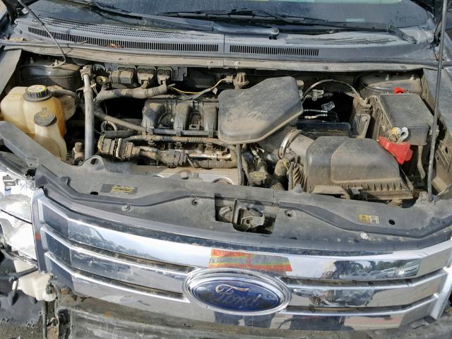 2FMDK38C47BB23865 - 2007 FORD EDGE SEL BLACK photo 7