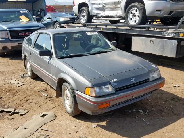 JHMAF5317GS007545 - 1986 HONDA CIVIC CRX GRAY photo 1