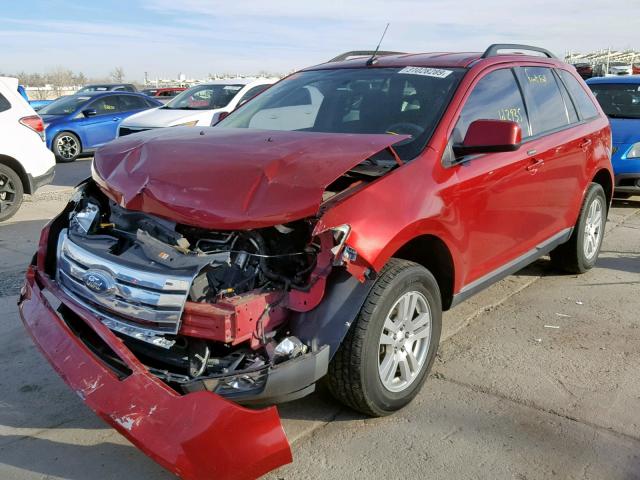 2FMDK48C17BA76896 - 2007 FORD EDGE SEL BURGUNDY photo 2