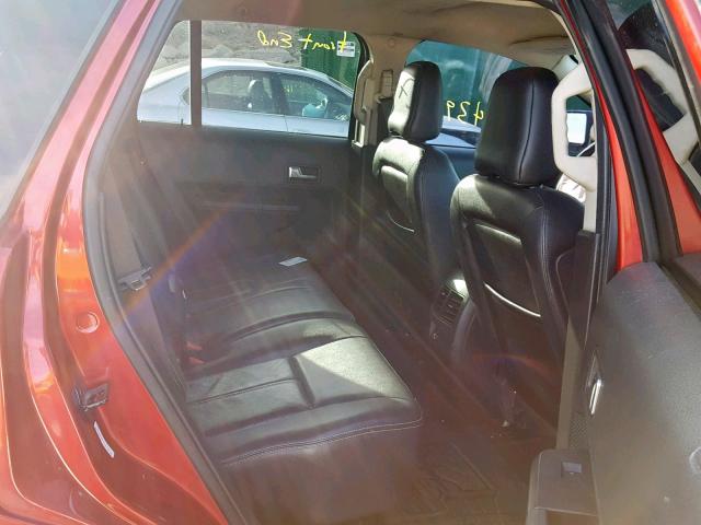 2FMDK48C17BA76896 - 2007 FORD EDGE SEL BURGUNDY photo 6