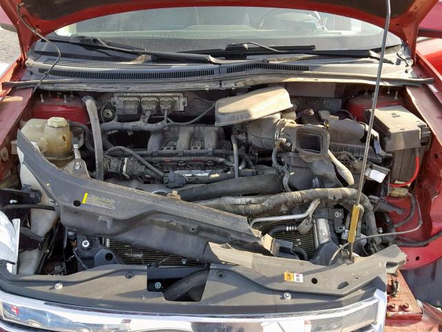 2FMDK48C17BA76896 - 2007 FORD EDGE SEL BURGUNDY photo 7