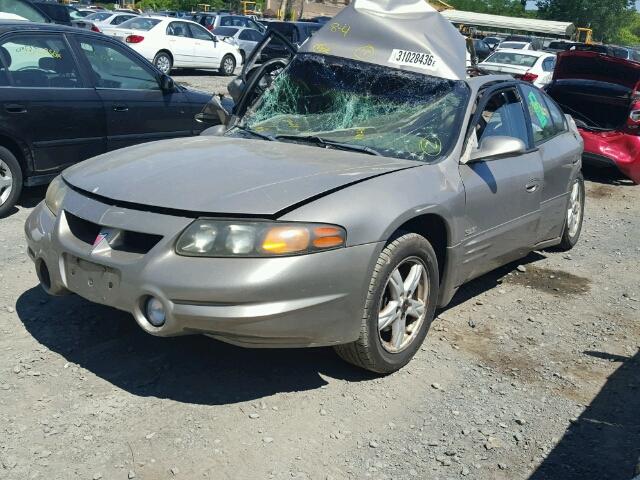 1G2HY54K834137631 - 2003 PONTIAC BONNEVILLE GRAY photo 2