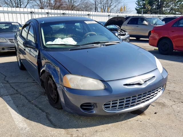 1C3EL46R42N217796 - 2002 CHRYSLER SEBRING LX GRAY photo 1