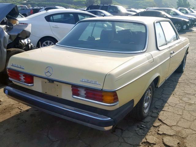 12315012001739 - 1978 MERCEDES-BENZ 300CD YELLOW photo 4