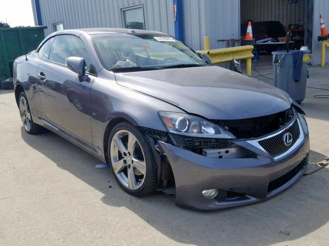 JTHFF2C25C2524639 - 2012 LEXUS IS 250 GRAY photo 1