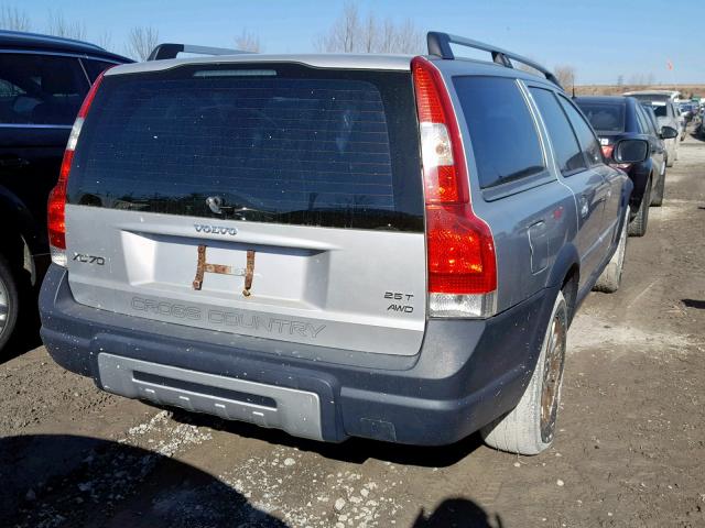 YV4SZ592561217687 - 2006 VOLVO XC70 SILVER photo 4