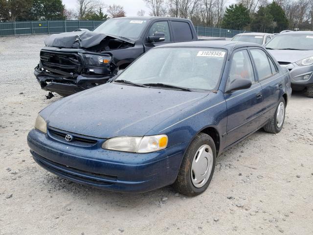 2T1BR12E2WC018463 - 1998 TOYOTA COROLLA VE BLUE photo 2