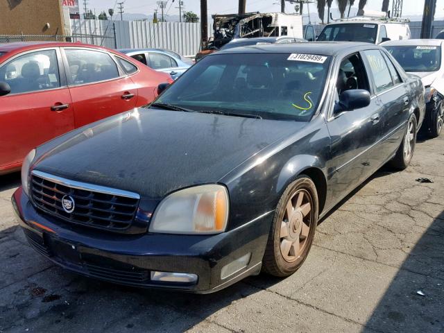 1G6KF57962U229693 - 2002 CADILLAC DEVILLE DT BLACK photo 2